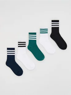 Reserved - Skarpetki z bawełną 5 pack - granatowy - Skarpetki dla dzieci - miniaturka - grafika 1