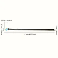 Paski - TEMU Pas w Stylu Retro z Cekinami - Czarno-Niebieski Wzór, Idealny na Halloween, Przyjęcia Świąteczne i Prezent dla Przyjaciół, Uniwersalna Biżuteria - miniaturka - grafika 1