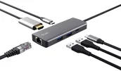 Adaptery i przejściówki - Koncentrator USB Trust DALYX Adapter wieloportowy 6 w 1 (8713439249682) - miniaturka - grafika 1