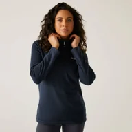 Bluzy sportowe damskie - Regatta Polar damski z suwakiem 1/2 Sweethart Granatowy, Rozmiar: 48 - miniaturka - grafika 1