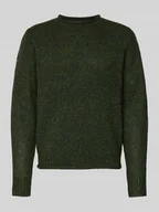 Swetry męskie - Sweter z dzianiny z okrągłym dekoltem model ‘Donegal Jumper’ - miniaturka - grafika 1