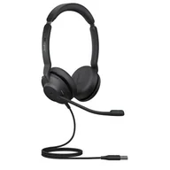Słuchawki - Jabra Evolve 2 30 MS Czarny - miniaturka - grafika 1