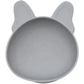 Miseczki i talerzyki dla dzieci - Melii Silicone Suction Bowl miska silikonowa z przyssawką Bulldog 2x300 ml - miniaturka - grafika 1