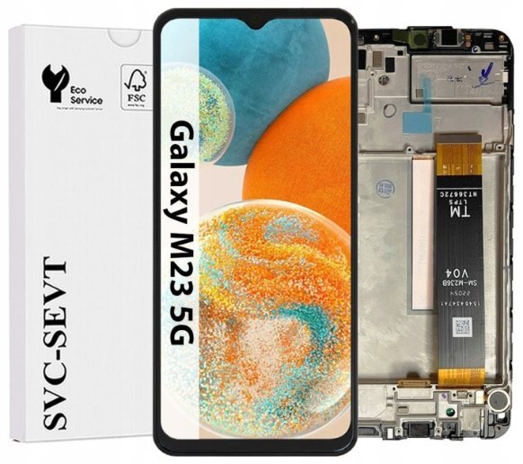 Bateria UTS-Group Wyświetlacz Do Samsung Galaxy M23 5G M236 LCD Oryginał Ekran Ramka