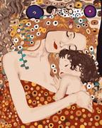Malowanie po numerach - Malowanie po numerach - Matka i dziecko ©Gustav Klimt - miniaturka - grafika 1