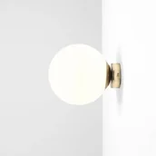 Lampy ścienne - Aldex Ball D20 kinkiet 1-punktowy mosiądz 1076C40_M - miniaturka - grafika 1