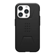 Etui i futerały do telefonów - Etui UAG Civilian MagSafe do Apple iPhone 15 Pro Czarny - miniaturka - grafika 1