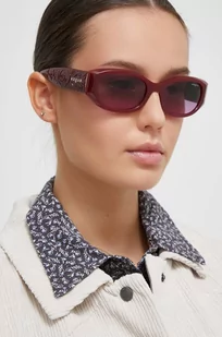 VOGUE okulary przeciwsłoneczne damskie kolor fioletowy - Vogue - Okulary przeciwsłoneczne - miniaturka - grafika 1