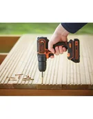 Wiertarko-wkrętarki akumulatorowe - WIERTARKO-WKRĘTARKA BDCDC 18 KB BLACK DECKER - miniaturka - grafika 1