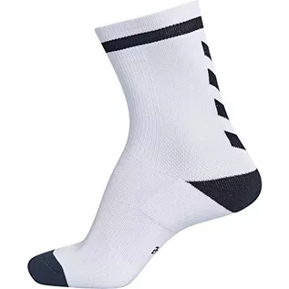 Skarpetki damskie - Hummel Elite Indoor Sock Low skarpety uniseks biały biały i czarny 27W x 30L 204043-9124 - grafika 1