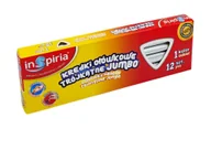 Przybory szkolne - INSPIRIA KREDKA TRÓJKĄTNA JUMBO OP. 12 SZTUK KOLOR SREBRNY 4442 - miniaturka - grafika 1