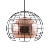 Lampy sufitowe - Beliani Lampa wisząca Lampa wisząca metalowa miedziana LIRI - miniaturka - grafika 1