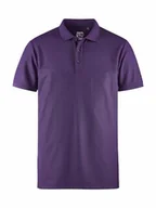Koszulki męskie - Craft Core Unify koszulka polo męska 4XL True Purple funkcjonalny poliester z recyklingu bardzo dobre odprowadzanie wilgoci koszulka polo z krótkim rękawem koszulka męska z krótkim rękawem - miniaturka - grafika 1