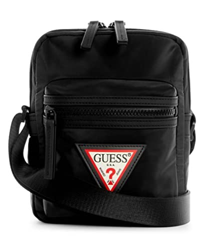 GUESS Unisex's Originals projektant aparatów, fantazyjne opakowanie, torba podróżna, crossbody, czarny, jeden rozmiar, Czarny, Rozmiar Uniwersalny