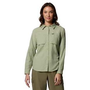Damska koszula Columbia Skien Valley Long Sleeve Shirt safari - L - Koszule damskie - miniaturka - grafika 1