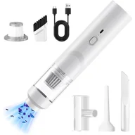 Akcesoria motoryzacyjne - Odkurzacz ręczny, odkurzacz samochodowy, mini odkurzacz, akumulator 19000 PA, z szybkim ładowaniem USB-C, bezprzewodowy odkurzacz samochodowy do biura - miniaturka - grafika 1