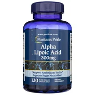 Serce i układ krążenia - Puritan's Pride Puritan's Pride Kwas Alfa Liponowy 300 mg - 120 kapsułek - miniaturka - grafika 1