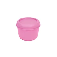 Lunch boxy - Pojemnik okrągły 0,25 l. zakręcany, różowy - miniaturka - grafika 1