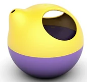 Zabawki do piasku - Konewka GloBi fiolet Bioplastik 18m+ BiBio - miniaturka - grafika 1