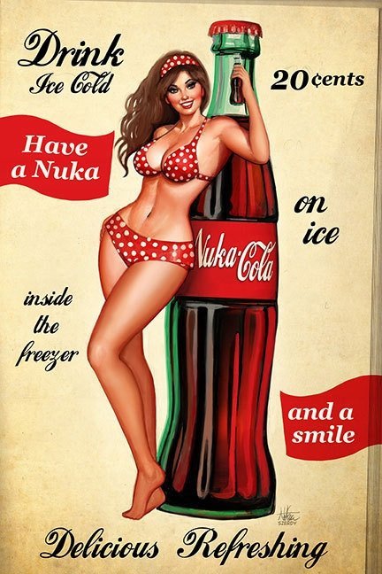PODKŁADKA POD MYSZ Nadruk 22x18cm Coca-Cola Vintage Kobieta Tekst Prezent