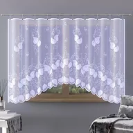Firany - Firanka gotowa żakardowa Krosea A141 300x180 cm biała - 180 cm 300 cm - miniaturka - grafika 1