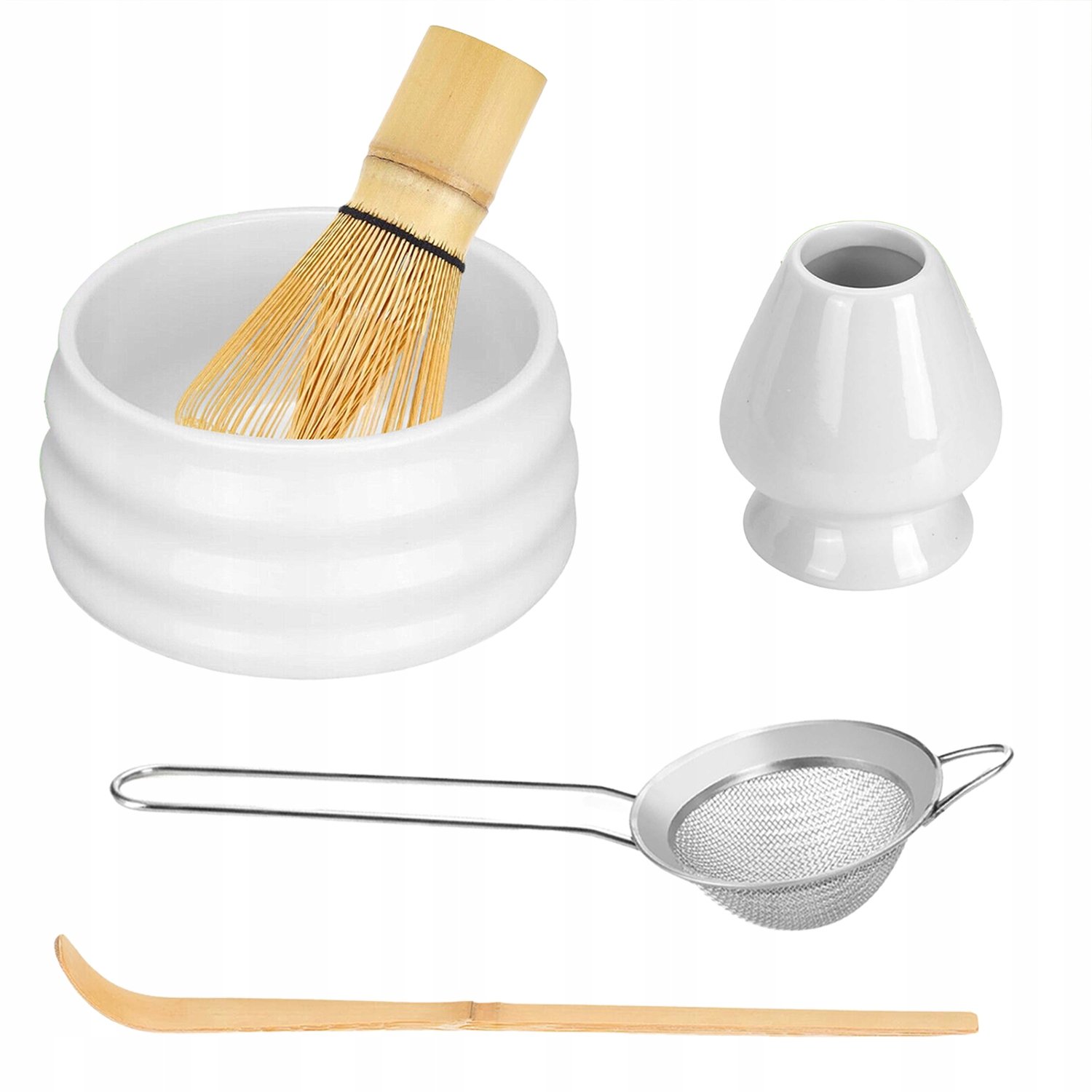 5W1 Zestaw Do Herbaty Matcha, Zestaw Mioteł Matcha, Z Trzepaczką Do Matchy