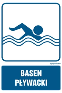 RD007 BASEN PŁYWACKI, FN - FOLIA SAMOPRZYLEPNA; (250X375MM) - Systemy ekspozycyjne i znaki informacyjne - miniaturka - grafika 1