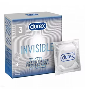 Durex Invisible XL -  Prezertwaty Powiększone  << DYSKRETNIE   |   DOSTAWA 24h   |  GRATISY - Prezerwatywy - miniaturka - grafika 1