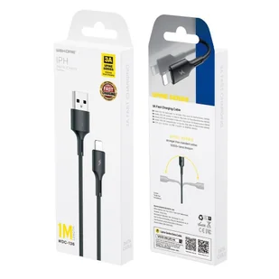 WK Design YouPin kabel przewód USB - Lightning 3A Power Delivery 1m czarny (WDC-136i) - Kable USB - miniaturka - grafika 5