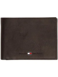 Tommy Hilfiger JOHNSON CC AND COIN POCKET BM56921052, męskie portfele 14 x 10 x 2 cm (szer. x wys. x gł.), brązowy - Brązowy Dark Brown 201-14x10x2 cm (B x H x T) - Portfele - miniaturka - grafika 1