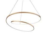 Lampy sufitowe - Ideal Lux Lampa wisząca OZ SP D80 mosiądz 269467 269467/IL - miniaturka - grafika 1