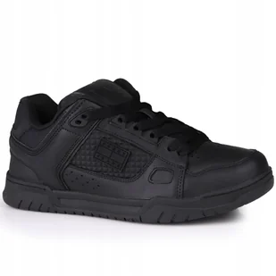 Buty męskie Tommy Jeans Tjm Leather Skater Tongue Black - Buty sportowe męskie - miniaturka - grafika 1
