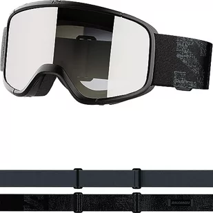 SALOMON AKSIUM 2.0 S, Goggles Unisex-Adult, Black, NS - Gogle narciarskie - miniaturka - grafika 1
