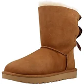 Botki damskie - UGG Bailey Bow II Botki/Buty Za Kostkę Kobiety Beżowy - 40 - Buty Za Kostkę Shoes - miniaturka - grafika 1