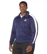 Kurtki męskie - PUMA Kultowa męska kurtka dresowa T7, Peacoat, XL, płaszcz dwurzędowy - miniaturka - grafika 1