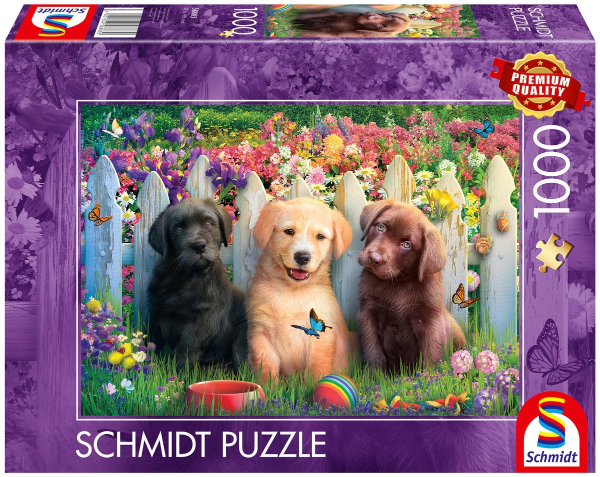 Schmidt, Puzzle PQ Słodkie szczeniaki, 1000 el.
