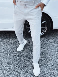 Spodnie męskie szare Dstreet UX4289-36 - Spodnie męskie - miniaturka - grafika 1