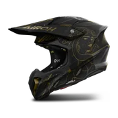 Kaski motocyklowe - Kask Cross Airoh Twist 3 Titan MatowyM - miniaturka - grafika 1