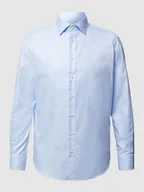 Koszule męskie - Koszula biznesowa o kroju regular fit z diagonalu - miniaturka - grafika 1