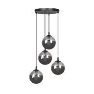 Lampy sufitowe - Emibig COSMO 4 BL PREMIUM GRAFIT 712/4PREM lampa wisząca 4x40W/E14 IP20 712/4PREM - miniaturka - grafika 1