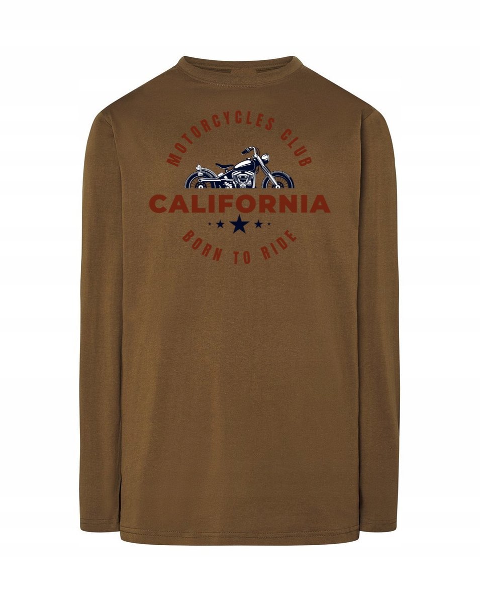 Longsleeve nadruk California Born to Ride r.XS