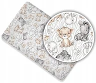 Prześcieradła dla dzieci - PRZEŚCIERADŁO BAWEŁNIANE DO ŁÓŻECZKA 160x80 WZORY! - miniaturka - grafika 1