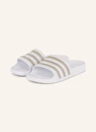 Klapki i japonki damskie - Adidas Klapki Adilette Aqua weiss - miniaturka - grafika 1