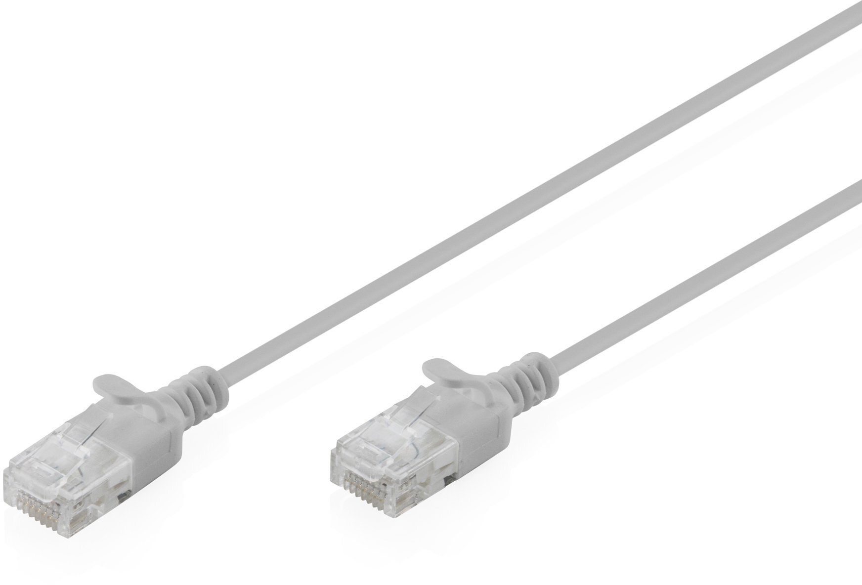 Digitus Patchcord Slim Cat.6 U/UTP LSZH 0.3m szary DK-1618-003S
