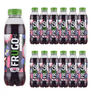 Frugo Ultrablack Napój wieloowocowy niegazowany 500 ml x 12 sztuk - Soki i napoje niegazowane - miniaturka - grafika 1