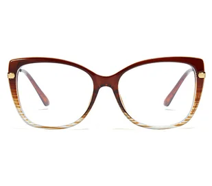 Okulary komputerowe damskie z filtrem BLUE Light zerówki 2549-1 - Okulary korekcyjne, oprawki, szkła - miniaturka - grafika 1