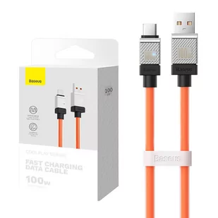 Kabel USB do USB-C Baseus CoolPlay 100W 1m (pomarańczowy) - Kable Kabel USB do USB-C Baseus CoolPlay 100W 1m (pomarańczowy) - Kable - miniaturka - grafika 1
