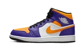 Buty sportowe męskie - Air Jordan 1 Mid Lakers - miniaturka - grafika 1