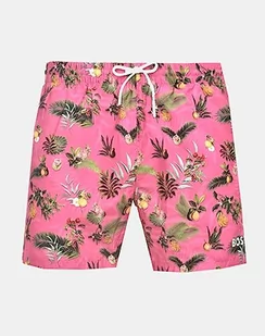 BOSS Męskie szorty kąpielowe Piranha Medium Pink660, XS, Medium Pink660, XS - Kąpielówki męskie - miniaturka - grafika 1