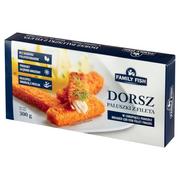 Ryby świeże i mrożone - Family Fish Dorsz paluszki z fileta w chrupiącej panierce 300 g - miniaturka - grafika 1